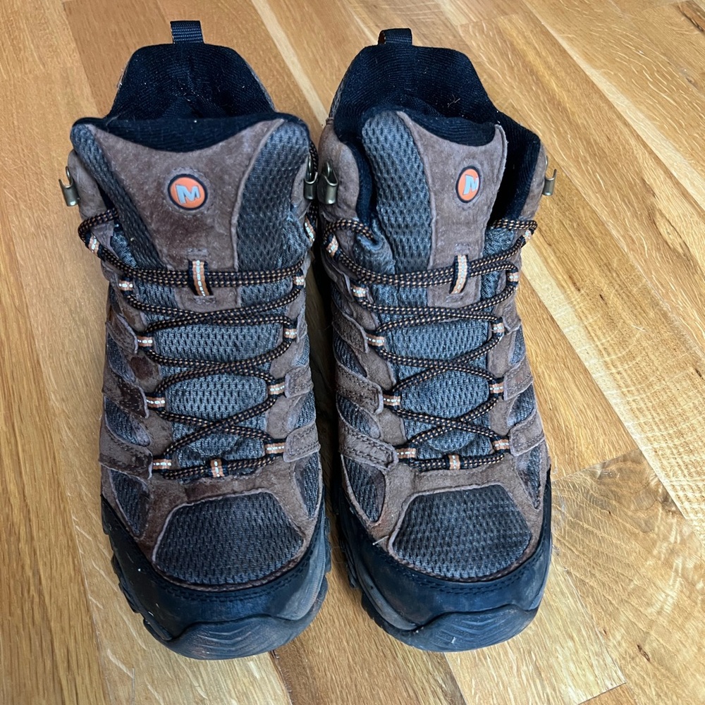 MERRELL MEN'S MOAB 3 MID WATERPROOF HIKER WORK BOOTS -  SIZE 10.5